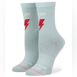 STANCE KIDS Blue Bowie Girls Socks. Size M.